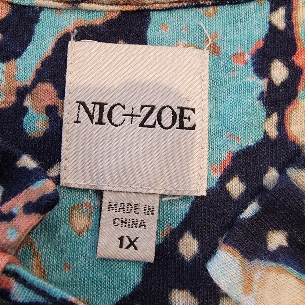 NIC+ZOE Multicolor Printed Sleeveless Maxi Dress - Picture 4 of 11
